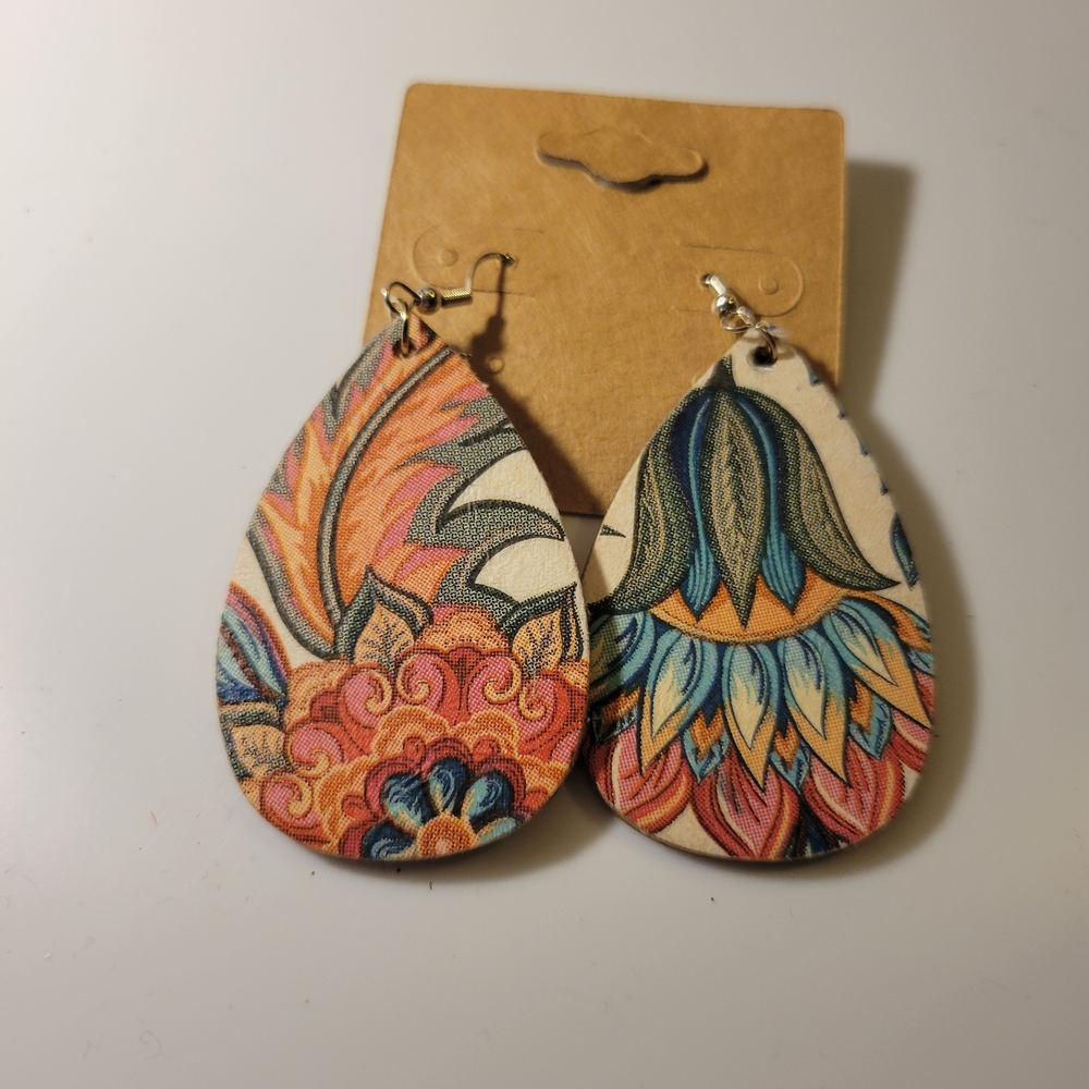 Floral Teardrop Earrings